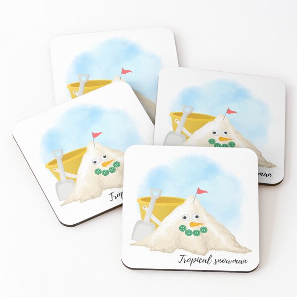 Item preview, Summer Tropical Snowman designed and sold by LivingTheDream7.