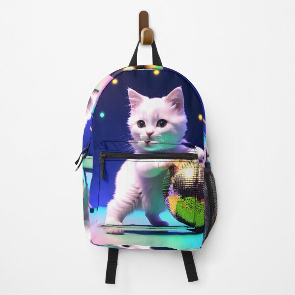 Item preview, Disco Dancing cat - Modern digital art designed and sold by Ai-michiart.