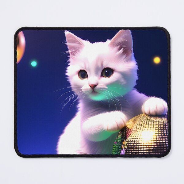 Item preview, Disco Dancing cat - Modern digital art designed and sold by Ai-michiart.