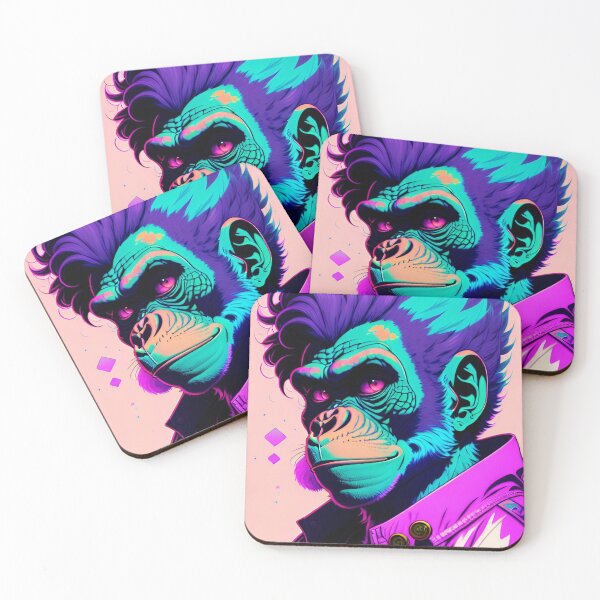 Item preview, monkey color designed and sold by VisionaryMode.