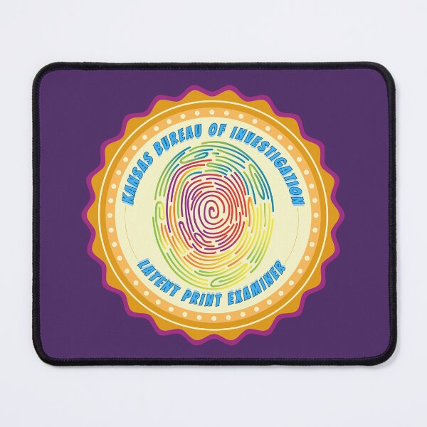 Item preview, KBI Latent Print Examiner Badge designed and sold by SceneOfTheCrime.