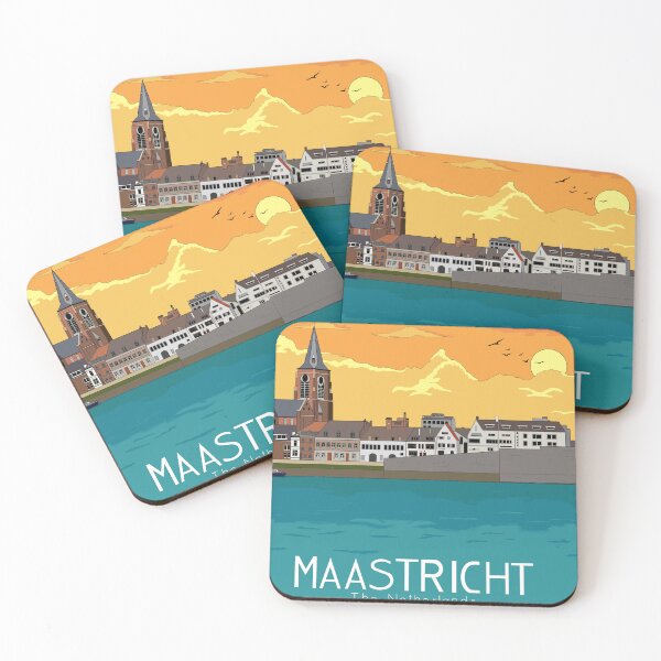Item preview, Maastricht Skyline with text designed and sold by applepie97.