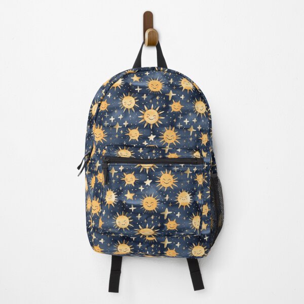 Item preview, Cute Starry Night with Smiley Suns designed and sold by sleeko.