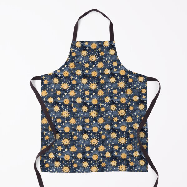 Item preview, Cute Starry Night with Smiley Suns designed and sold by sleeko.