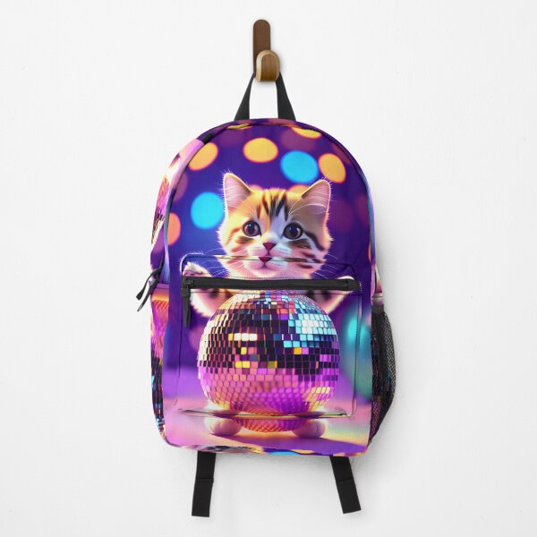 Item preview, Disco Dancing cat - Modern digital art designed and sold by Ai-michiart.