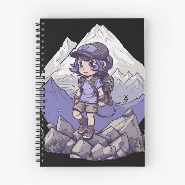 Item preview, Anime Girl hiking in nature designed and sold by SasukiMedia.
