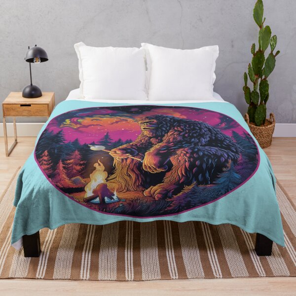 Item preview, Bigfoot roasting a Marshmallow designed and sold by WallGarden.