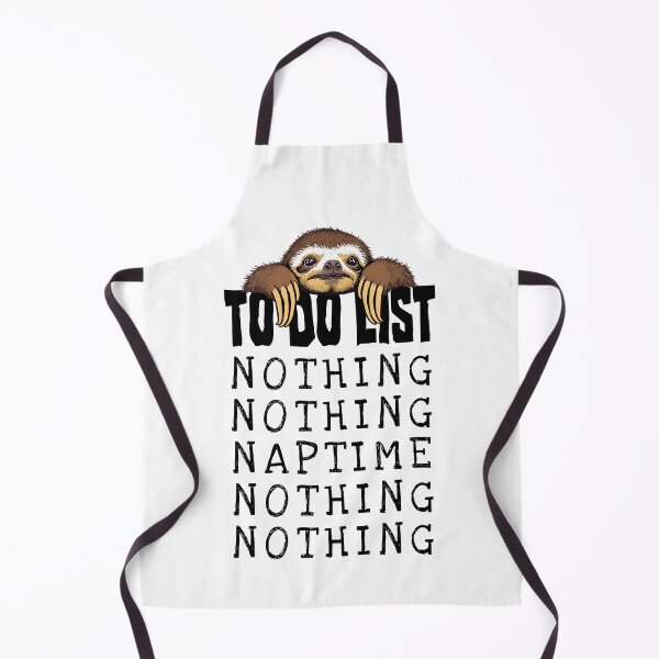 Item preview, Funny Lazy Sloth Nothing To Do List Daily Nap Schedule designed and sold by GrandeDuc.