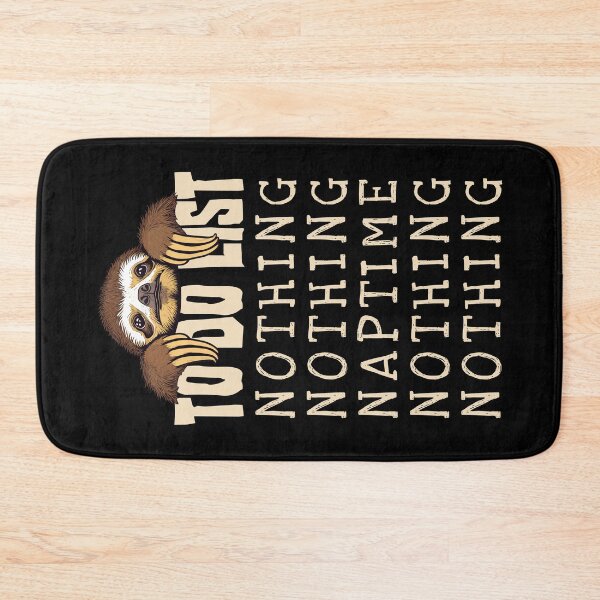 Item preview, Funny Lazy Sloth Nothing To Do List Daily Nap Schedule designed and sold by GrandeDuc.