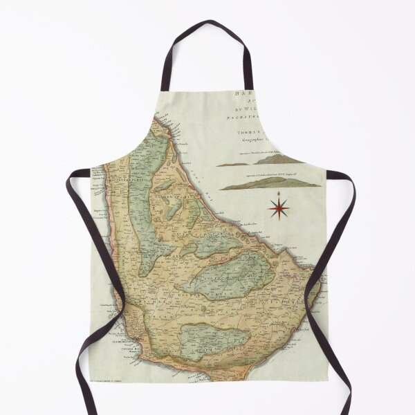 Item preview, Vintage Barbados Map (1794) Old Bajan Island Atlas designed and sold by BravuraMedia.