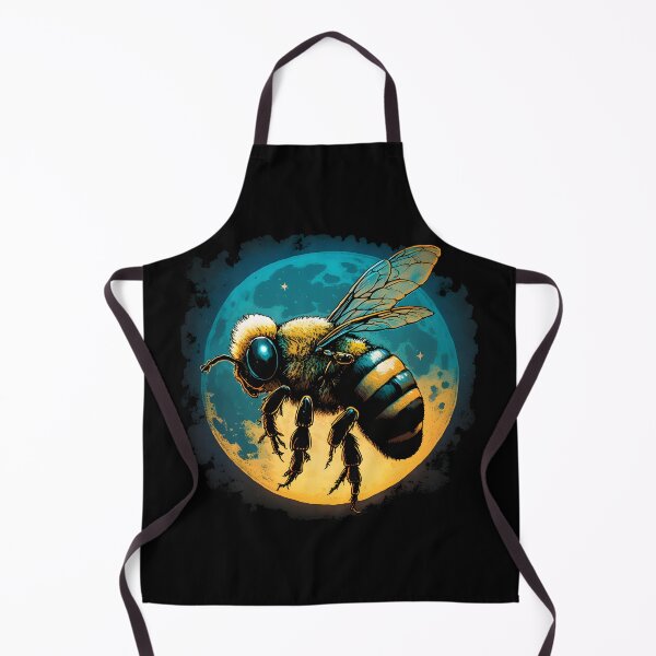 Item preview, Enchanting Night Journey: A Cool Bee in Search of Nectar designed and sold by MLArtifex.