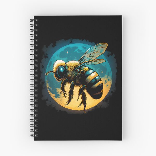 Item preview, Enchanting Night Journey: A Cool Bee in Search of Nectar designed and sold by MLArtifex.