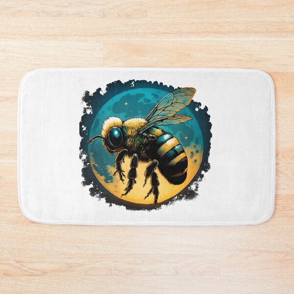 Item preview, Enchanting Night Journey: A Cool Bee in Search of Nectar designed and sold by MLArtifex.