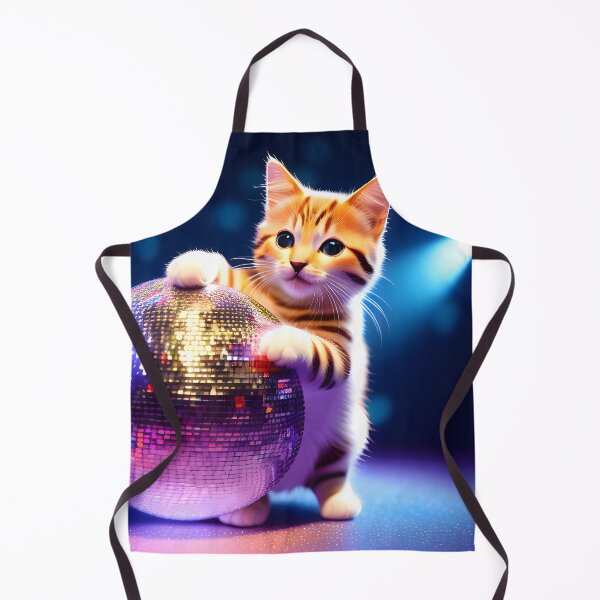 Item preview, Disco Dancing cat - Modern digital art designed and sold by Ai-michiart.