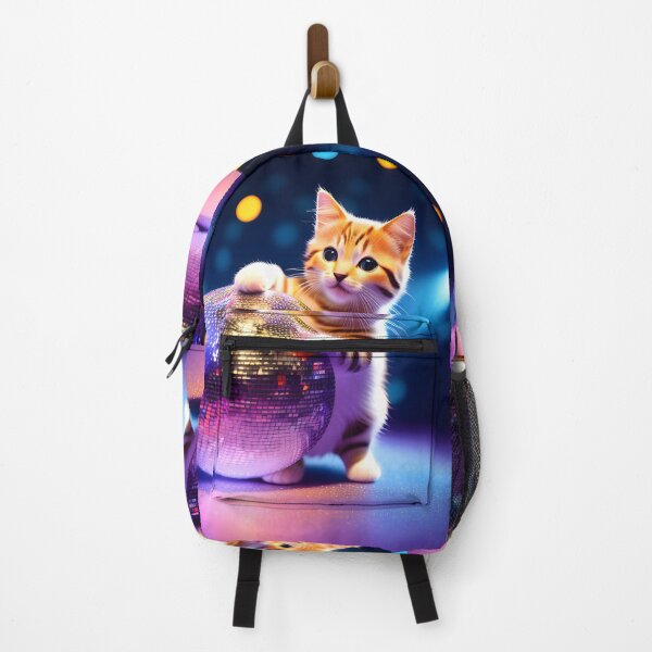 Item preview, Disco Dancing cat - Modern digital art designed and sold by Ai-michiart.