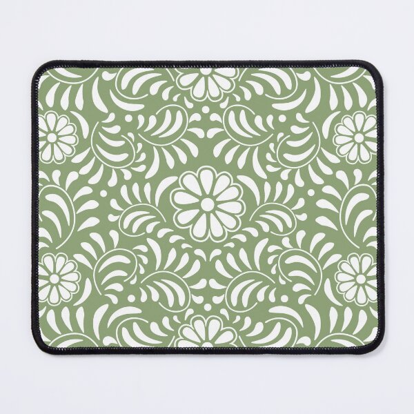 Item preview, Green colonial flowers, talavera flowers designed and sold by Terevela.