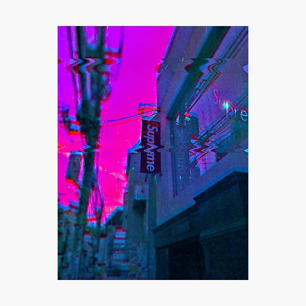 Vaporwave Supreme Photographic Print