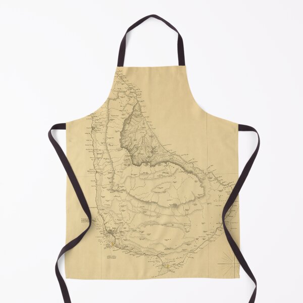 Item preview, Vintage Barbados Map (1856) Old Bajan Island Atlas designed and sold by BravuraMedia.