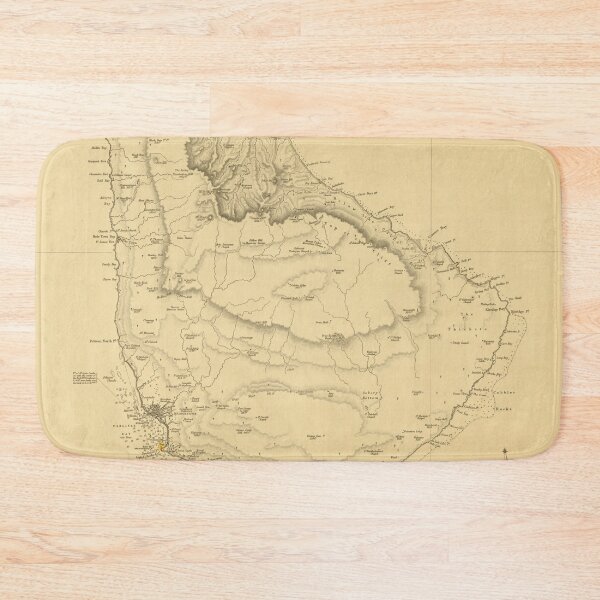 Item preview, Vintage Barbados Map (1856) Old Bajan Island Atlas designed and sold by BravuraMedia.