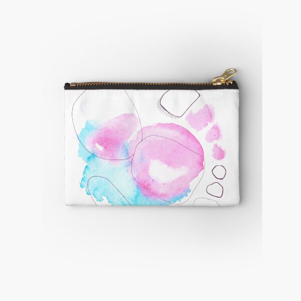 Item preview, Impound: a vibrant pink and blue abstract drawing designed and sold by adriluna.