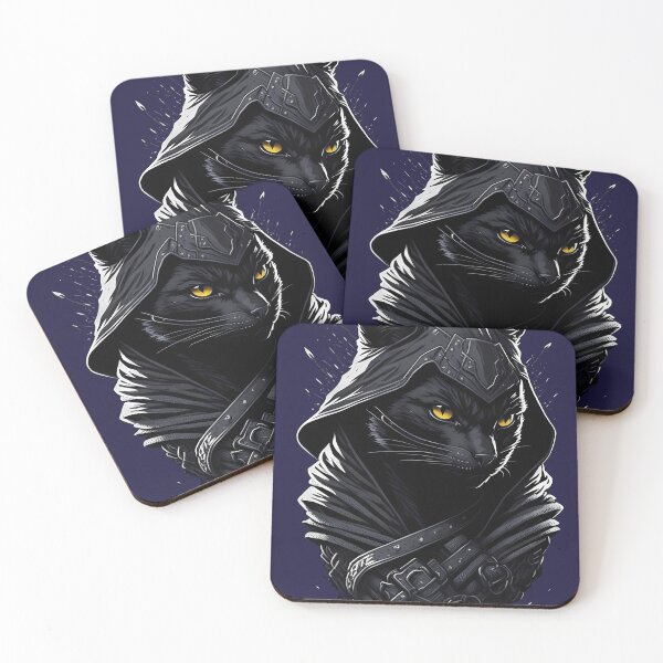 Item preview, Black cat ninja designed and sold by madalhazared.
