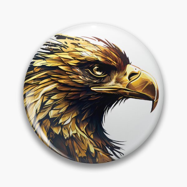 Item preview, Golden Eagle, Powerful and Fast Bird, Skilled Hunter designed and sold by MVDigitalArt.
