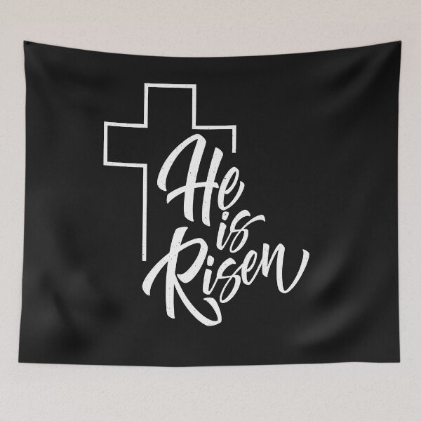 Item preview, He is risen - Jesus love designed and sold by ChrisFeil.