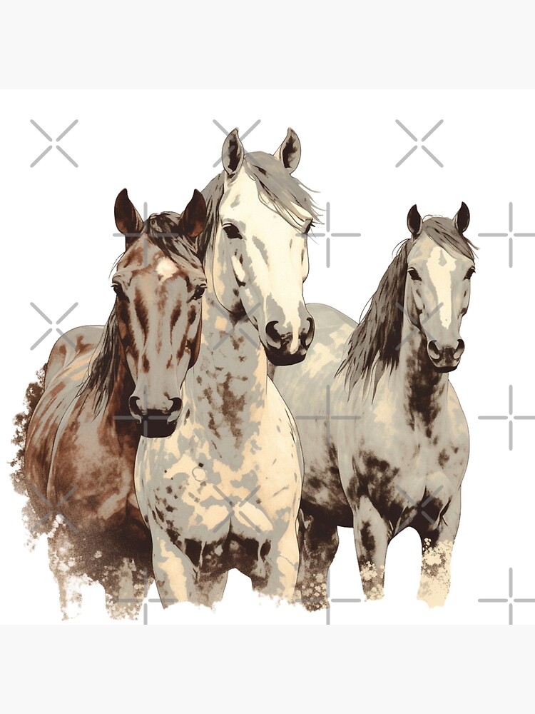 Appaloosa Horse Rearing | Art Board Print