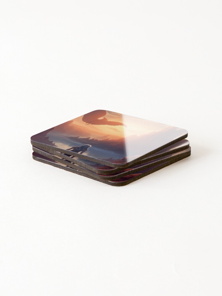 Thumbnail 4 of 5, Coasters (Set of 4), Overlook designed and sold by For-Rosa.