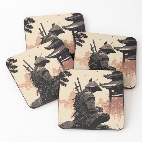 Item preview, Lone Samurai Warrior designed and sold by CanvasDreamland.