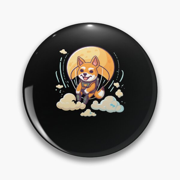 Item preview, Dog Shiba Inu Adventure Parachute Jump designed and sold by Naohiro.