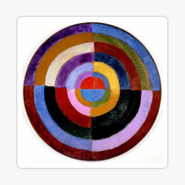 Aperçu de l'œuvre Le Premier Disque de Robert Delaunay 1913 créée et vendue par Buckwig.