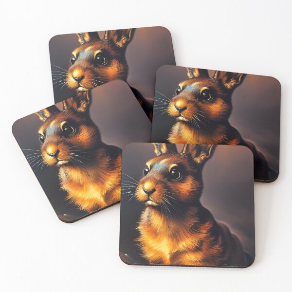 Item preview, Rustic Rabbit, impasto, Ai Generated Art  designed and sold by ACC .