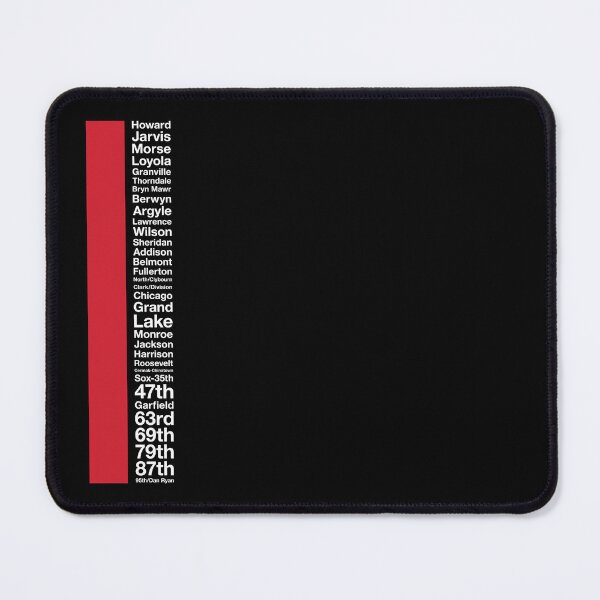 Item preview, CTA Red Line designed and sold by Dean Dunakin.