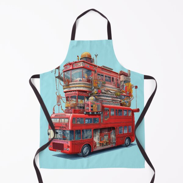Item preview, Psychedelic London Red Bus designed and sold by WallGarden.