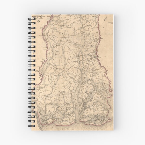 Item preview, Vintage Beaufort County SC Map (1873) Southern South Carolina Regional Atlas designed and sold by BravuraMedia.