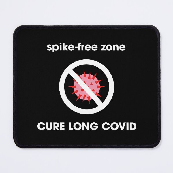 Item preview, spike free zone / CURE LONG COVID designed and sold by BerlinBuyers.