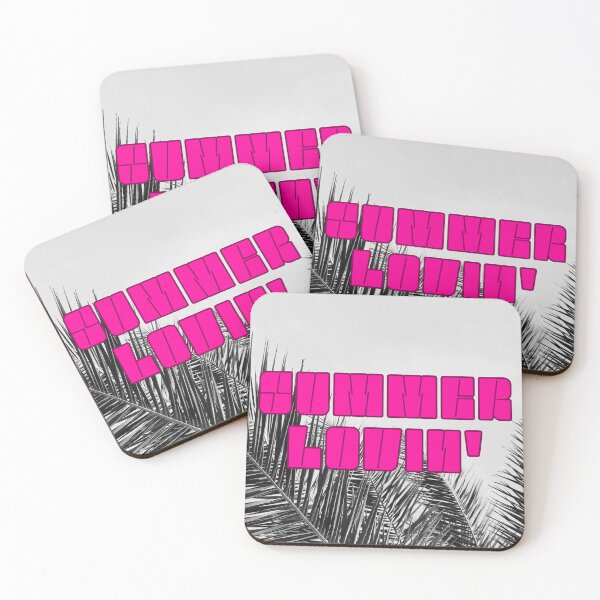 Item preview, Summer Lovin' Retro Neon Pink Palm Trees  designed and sold by Sunshine-Dreams.