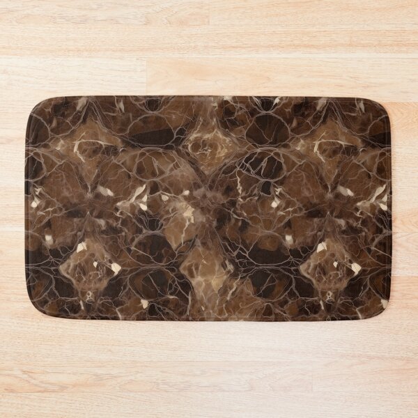 Item preview, Dark Brown Emperador Marble Texture Pattern designed and sold by Wonder Of Light.