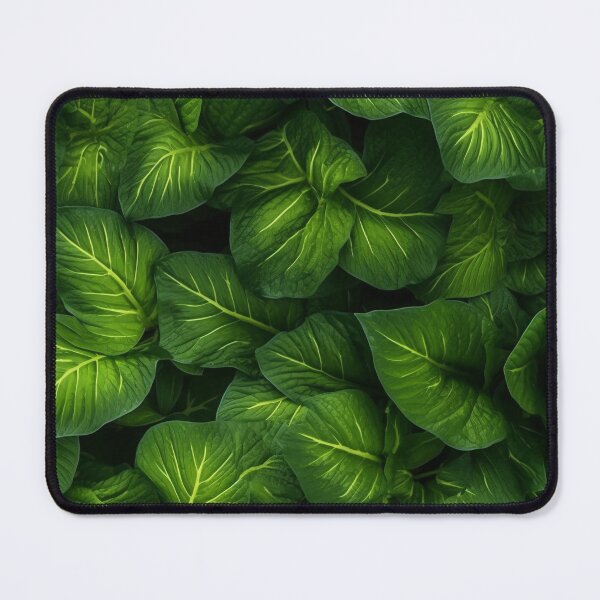 Item preview, Lush green and fresh leaves in the summer garden seamless pattern designed and sold by SeamlessGuru.