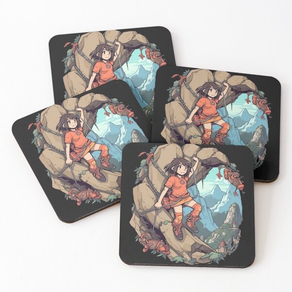 Item preview, Anime Girl hiking in nature designed and sold by SasukiMedia.