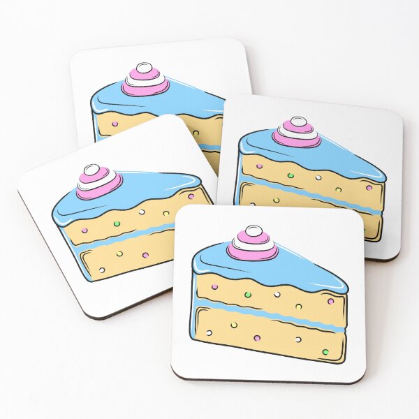 Item preview, Cartoon Cake Slice designed and sold by scribbletank.