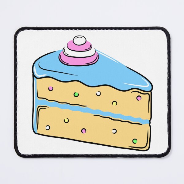 Item preview, Cartoon Cake Slice designed and sold by scribbletank.