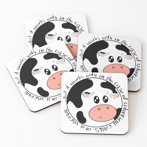 Item preview, Cute spherical cow in a vacuum  designed and sold by The Mor Sisters    Tzurit & Carmel.