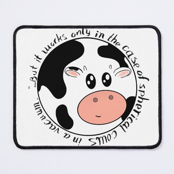 Item preview, Cute spherical cow in a vacuum designed and sold by The Mor Sisters Tzurit & Carmel.