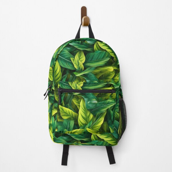 Item preview, Watercolor painting of a summer garden bursting with vibrant green leaves seampless pattern designed and sold by SeamlessGuru.