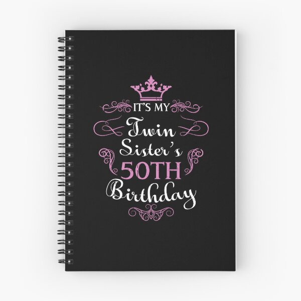 Item preview, Twin Sister's 50th Birthday Celebration 50 Years Old B-Day designed and sold by Sinful Charm.