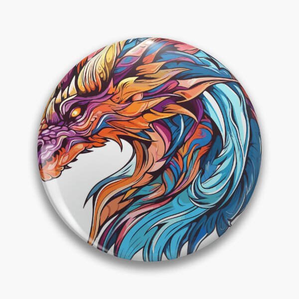 Item preview, Dragon Head Multicolor designed and sold by mixzer.