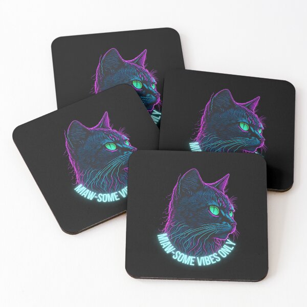 Item preview, cat miaw vibe T-shirt, Miaw-some Vibes Only T-shirt  designed and sold by TshirtWing.