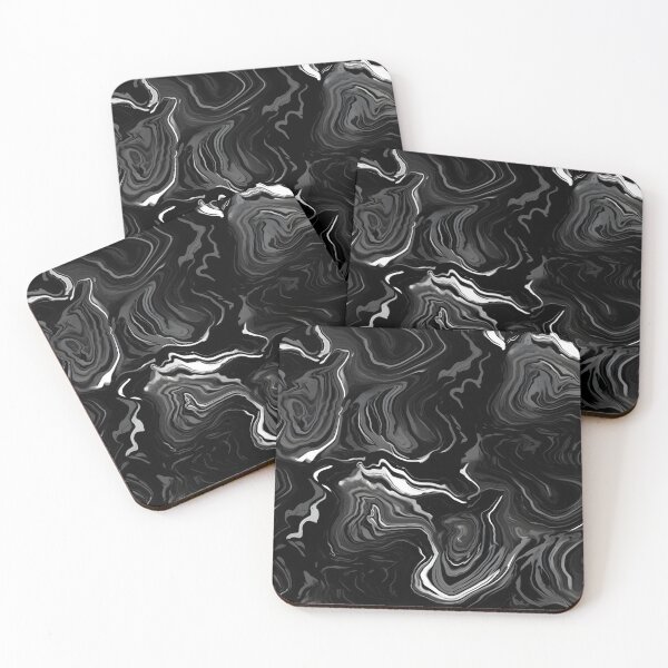 Item preview, Black Onyx Marble Texture Pattern designed and sold by Wonder Of Light.